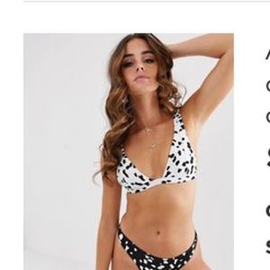 asos bikini top: never worn